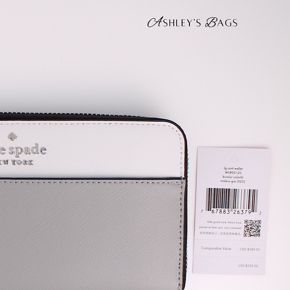 Kate Spade Colorblock Large Continental Wallet - Picture 3 of 4